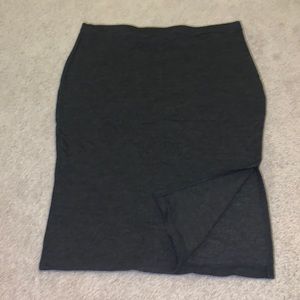 Cotton pencil skirt